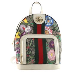 Gucci Ophidia Backpack Flora GG Coated Canvas Small