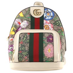 Gucci Ophidia Backpack Flora GG Coated Canvas Small