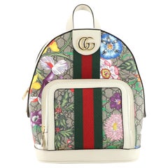 Gucci - Sac à dos Ophidia Flora GG en toile enduite petit modèle