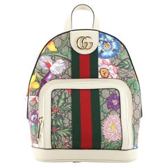 Gucci Ophidia Backpack Flora GG Coated Canvas Small