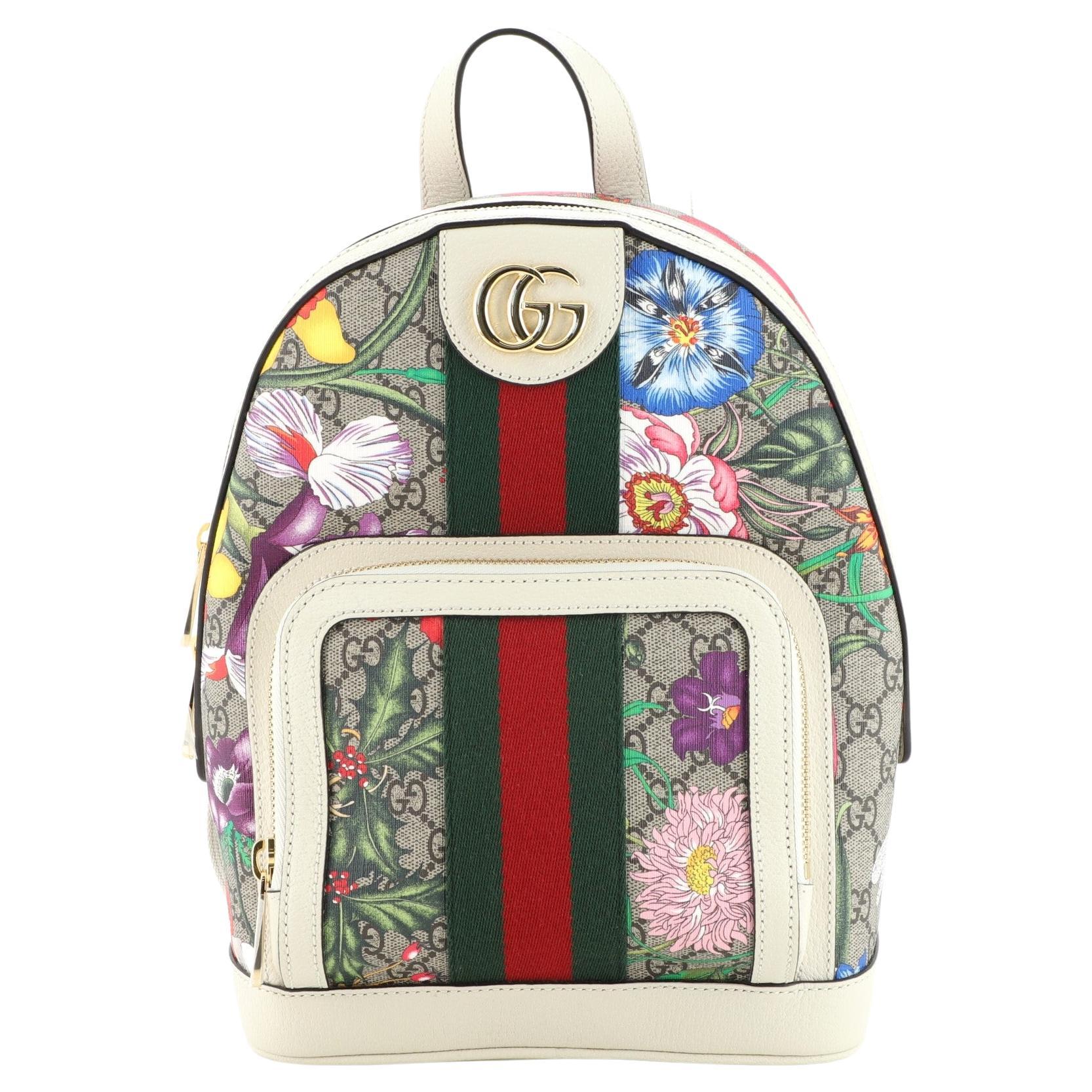 Gucci Queen Margaret Backpack Multicolor Quilted Leather Small at 1stDibs