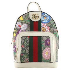 Gucci Buckle Backpack GG Coated Canvas Medium at 1stDibs