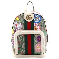 Gucci Ophidia Backpack Flora GG Coated Canvas Small