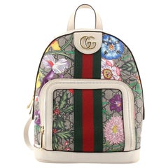 Gucci Ophidia Backpack Flora GG Coated Canvas Small