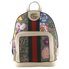 Gucci Ophidia Backpack Flora GG Coated Canvas Small