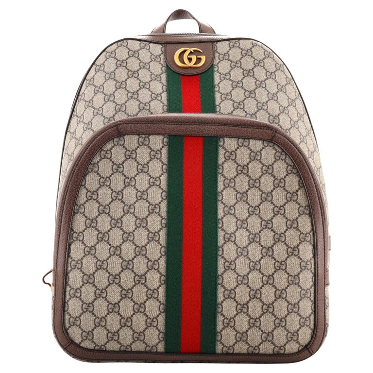 Gucci Ophidia Backpack GG Coated Canvas Medium at 1stDibs
