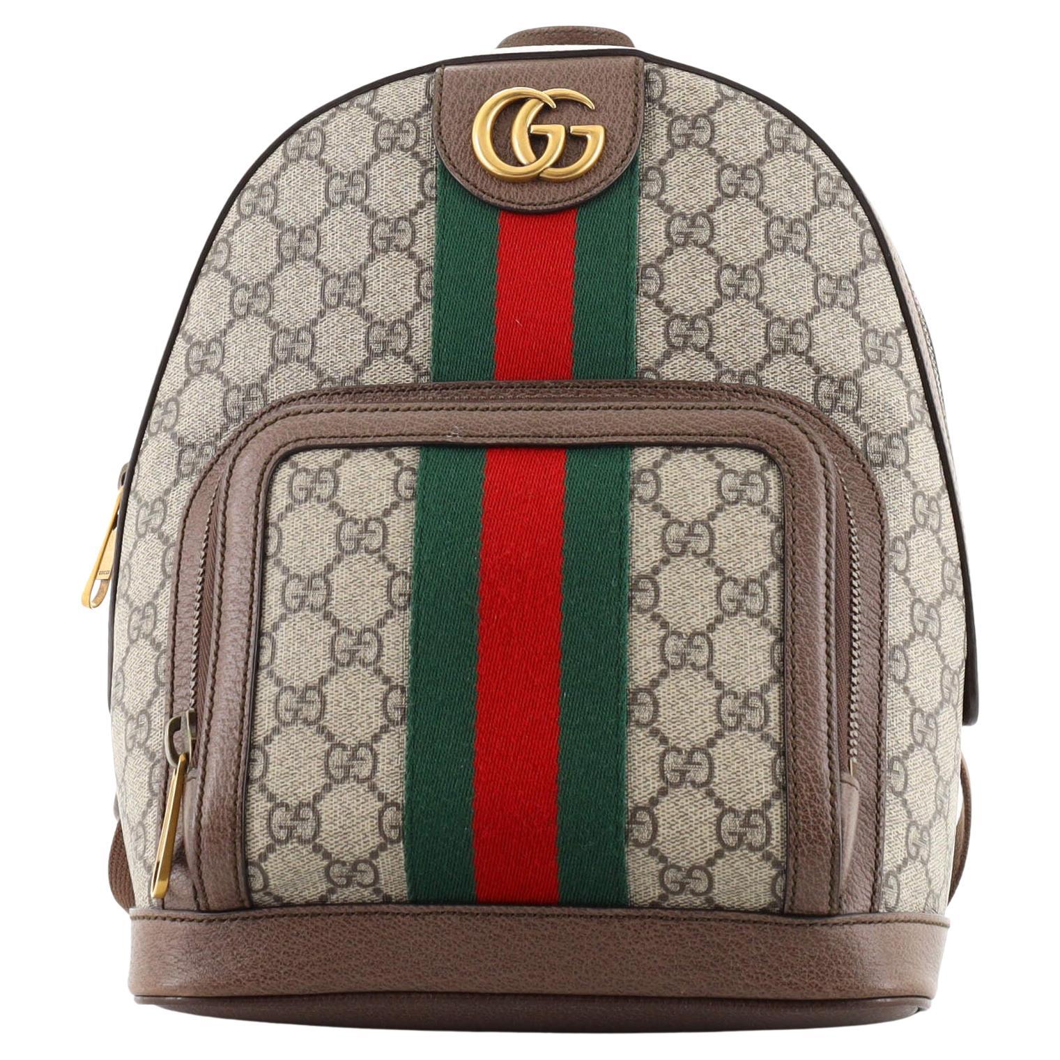 Gucci Ophidia Backpack GG Coated Canvas Small