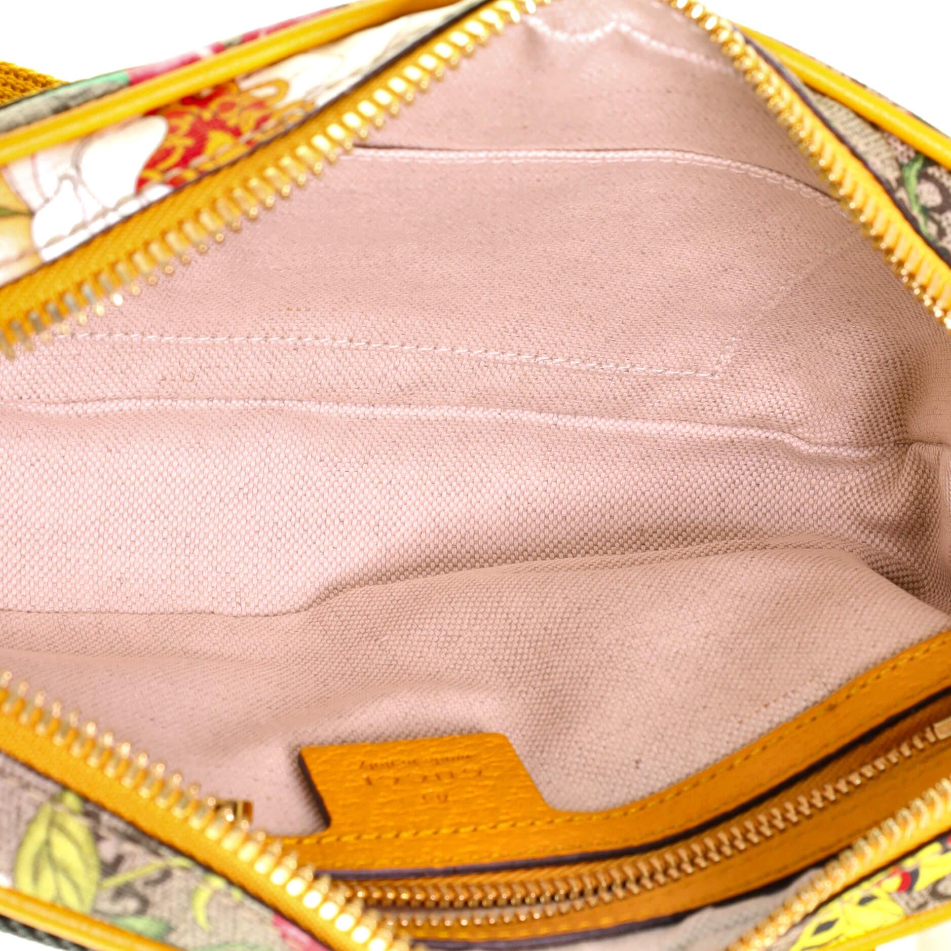 Gucci Ophidia Gürteltasche Flora GG aus beschichtetem Segeltuch Medium 1