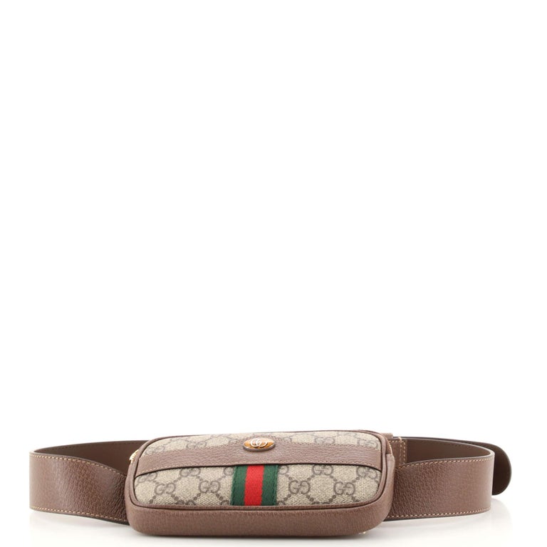 Gucci Men's Ophidia GG Coated Canvas Belt Bag Beige main image 0