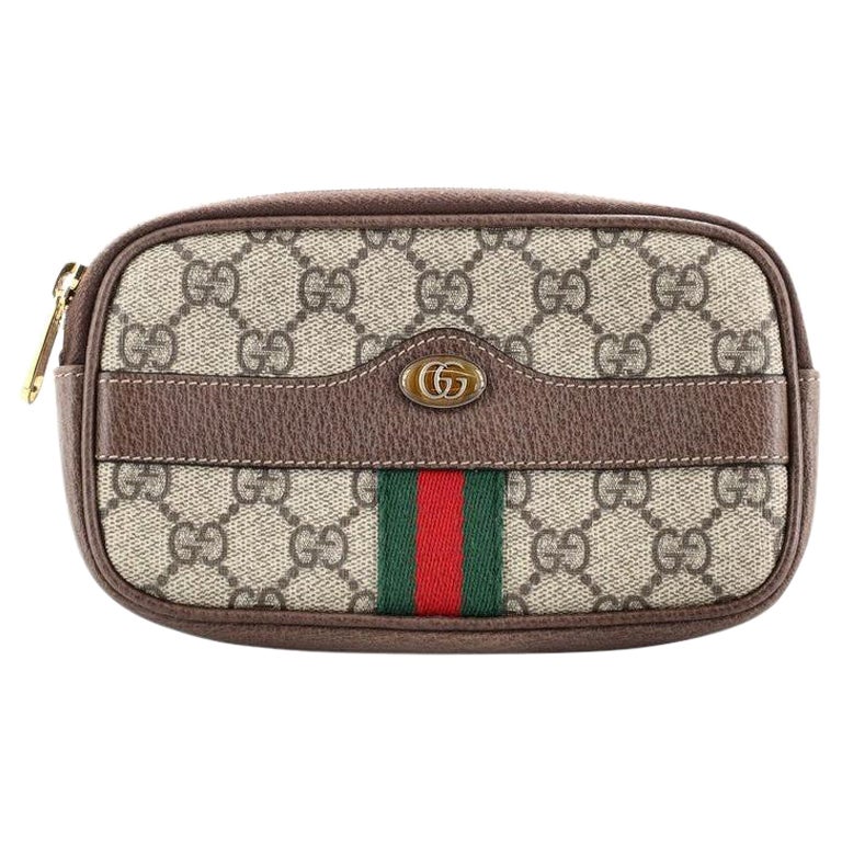 Gucci Ophidia Gürteltasche GG aus beschichtetem Segeltuch Mini