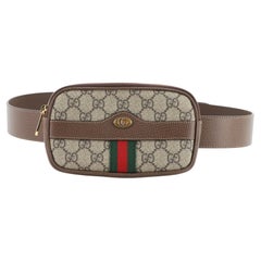 Used Gucci Ophidia Belt Bag GG Coated Canvas Mini