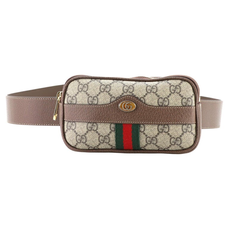 Gucci Ophidia Belt Bag GG Coated Canvas Mini For Sale at 1stDibs
