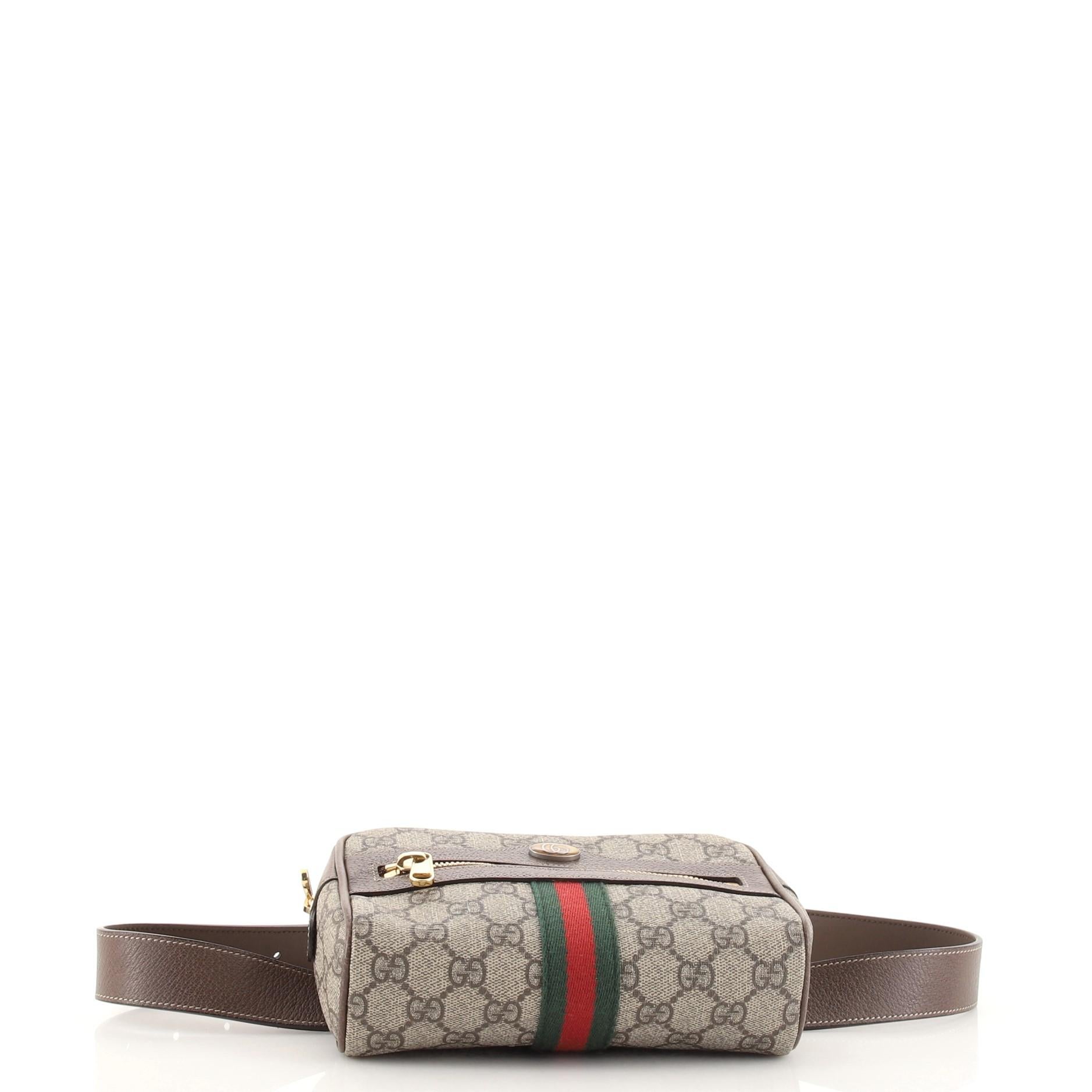 Gucci Ophidia Belt Bag GG Coated Canvas Small at 1stDibs