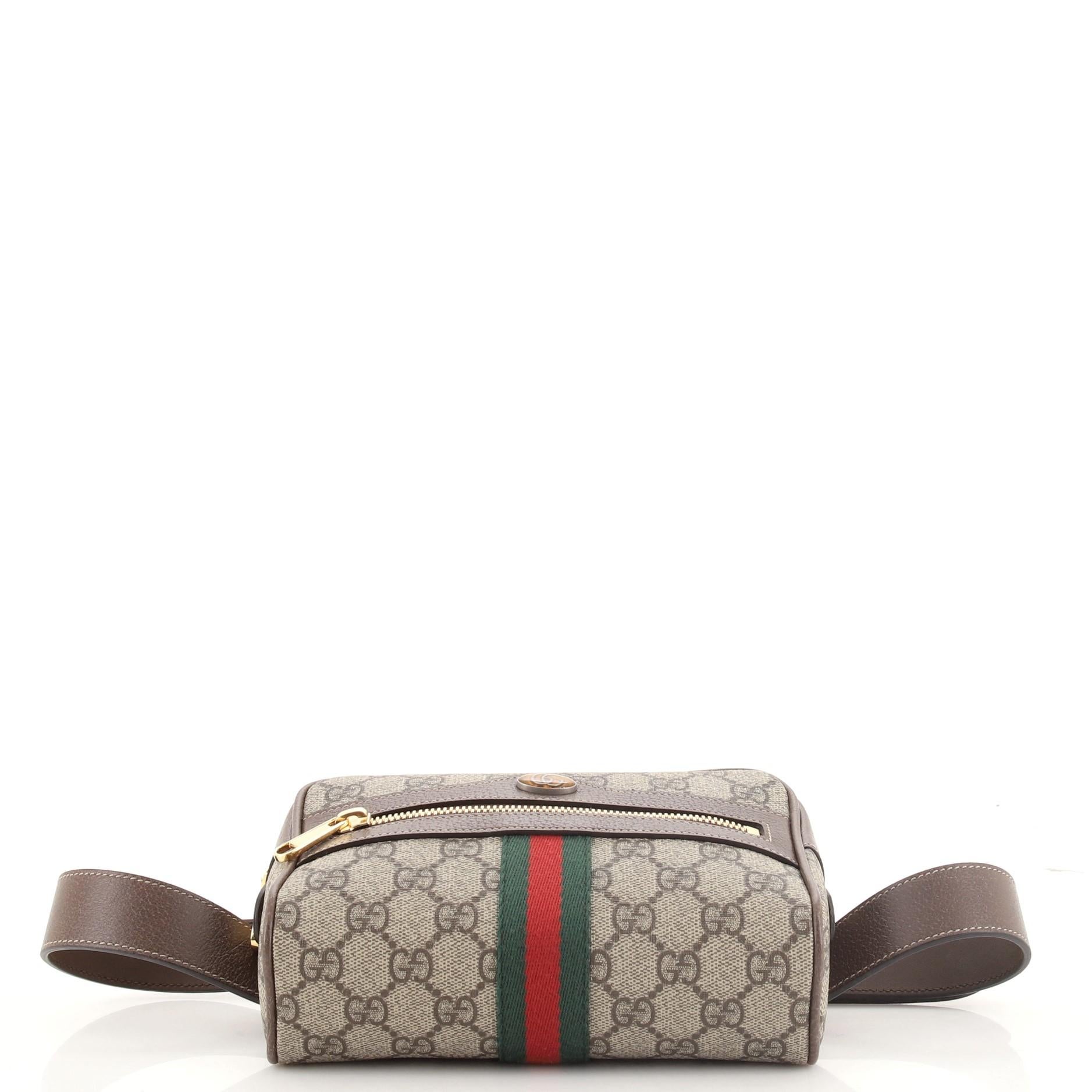 Women's or Men's Gucci Ophidia Belt Bag GG Coated Canvas Small