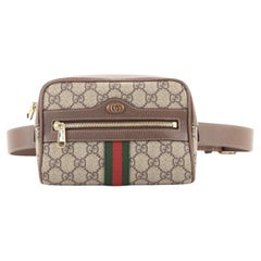 Gucci Ophidia Gürteltasche GG beschichtetes Segeltuch klein