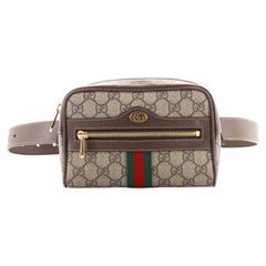 Used Gucci Ophidia Belt Bag GG Coated Canvas Small