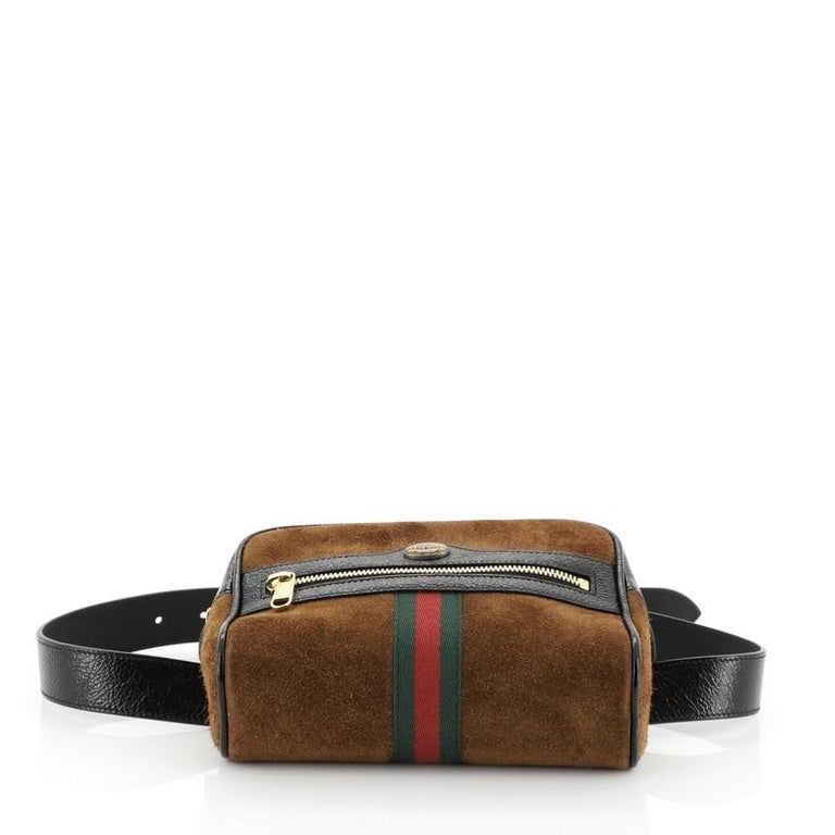 Gucci Ophidia Belt Bag Suede Small at 1stdibs