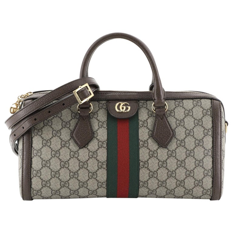 Gucci Ophidia Boston Bag GG Coated Canvas Medium at 1stDibs