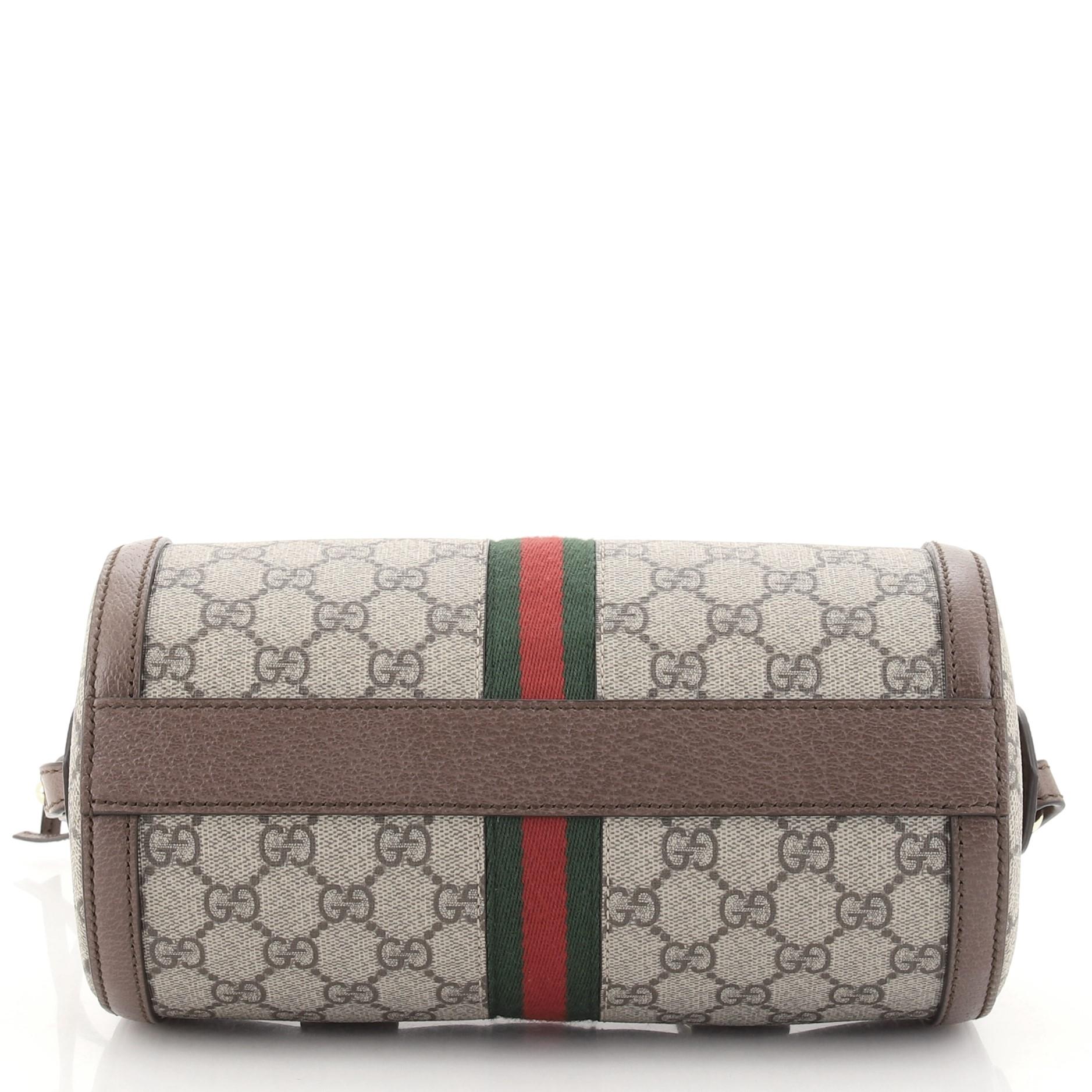 Gucci Ophidia Boston Bag GG Coated Canvas Small at 1stDibs