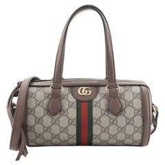 Gucci Ophidia Boston Bag GG Coated Canvas Small