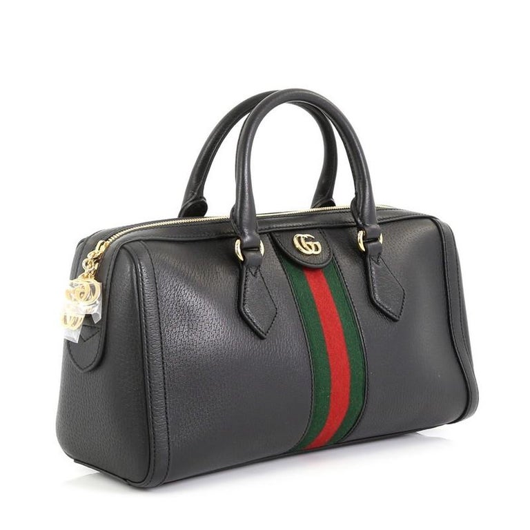 Gucci Ophidia Boston Bag Leather Medium For Sale at 1stdibs