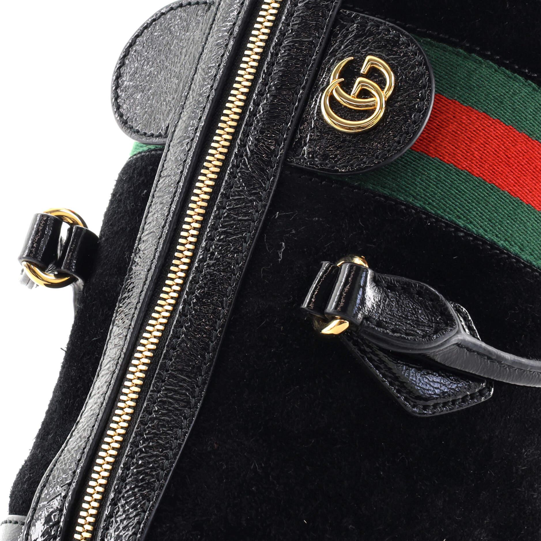 Gucci Ophidia Boston Bag Suede Medium 1