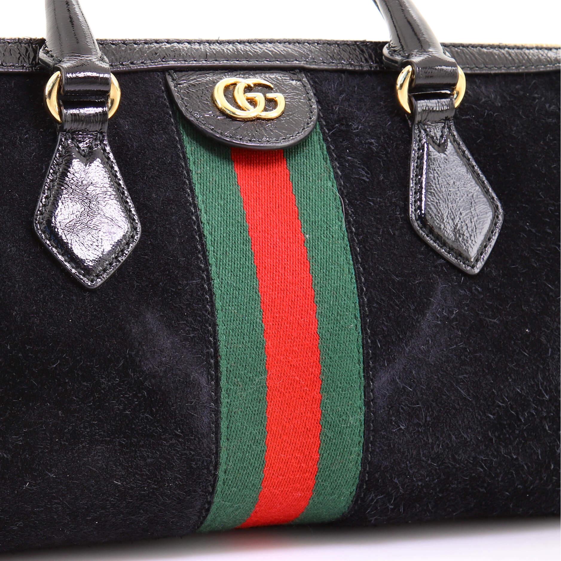 Gucci Ophidia Boston Bag Suede Medium 2