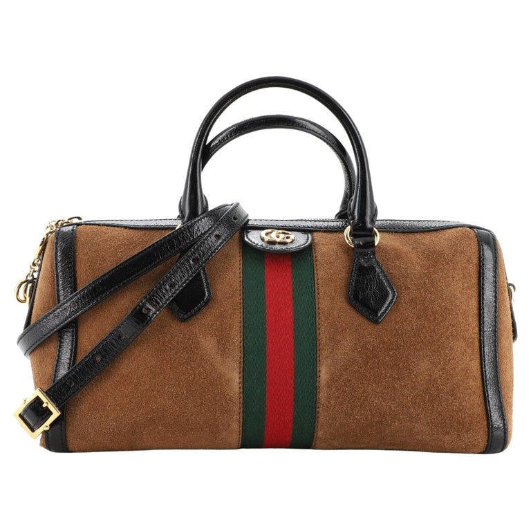 Gucci Ophidia Boston Bag Suede Medium at 1stDibs