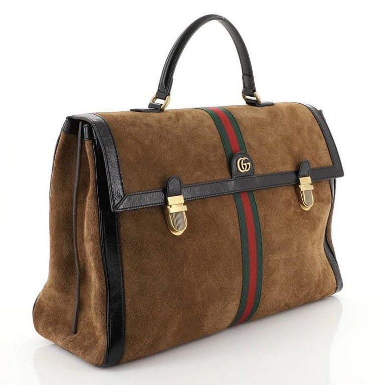 Gucci Ophidia Briefcase Suede at 1stDibs suede briefcase