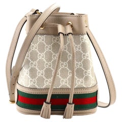 Gucci Ophidia Bucket Bag GG aus beschichtetem Segeltuch Mini