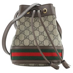 Gucci Ophidia Bucket Bag GG Coated Canvas Mini