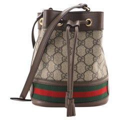 Used Gucci Ophidia Bucket Bag GG Coated Canvas Mini
