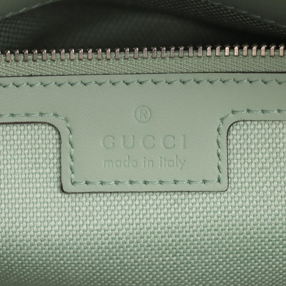 Gucci Ophidia Canvas Leather Two-Way Handbag Mint Green 7