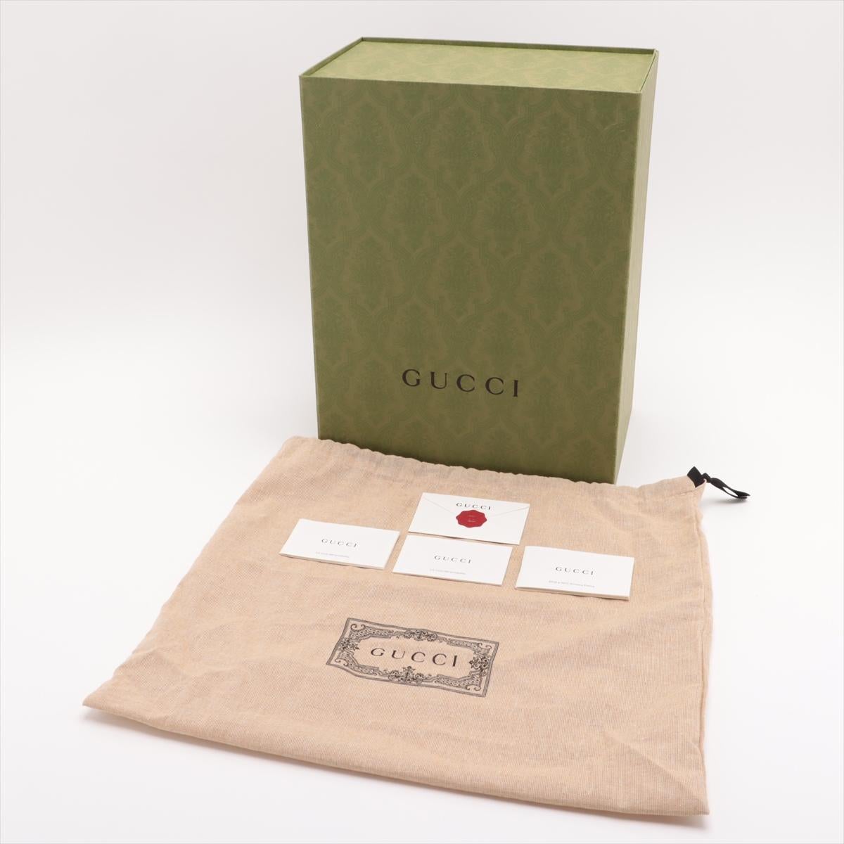 Gucci Ophidia Canvas Leather Two-Way Handbag Mint Green 8