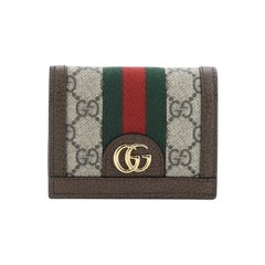 Gucci Ophidia Card Case GG Coated Canvas