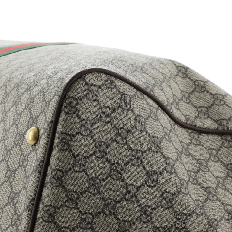 Gucci Ophidia Carry On Duffle Bag GG Coated Canvas Large at 1stDibs