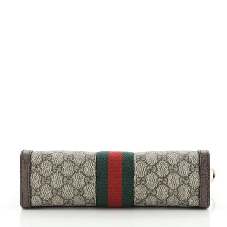 Gucci Ophidia Chain Shoulder Bag GG Coated Canvas Small at 1stDibs
