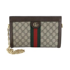 Gucci Ophidia Chain Shoulder Bag GG Coated Canvas Small