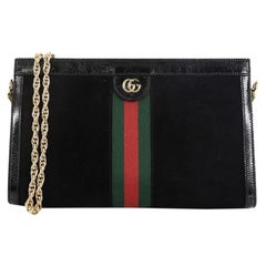 Gucci Ophidia Chain Shoulder Bag Suede Medium