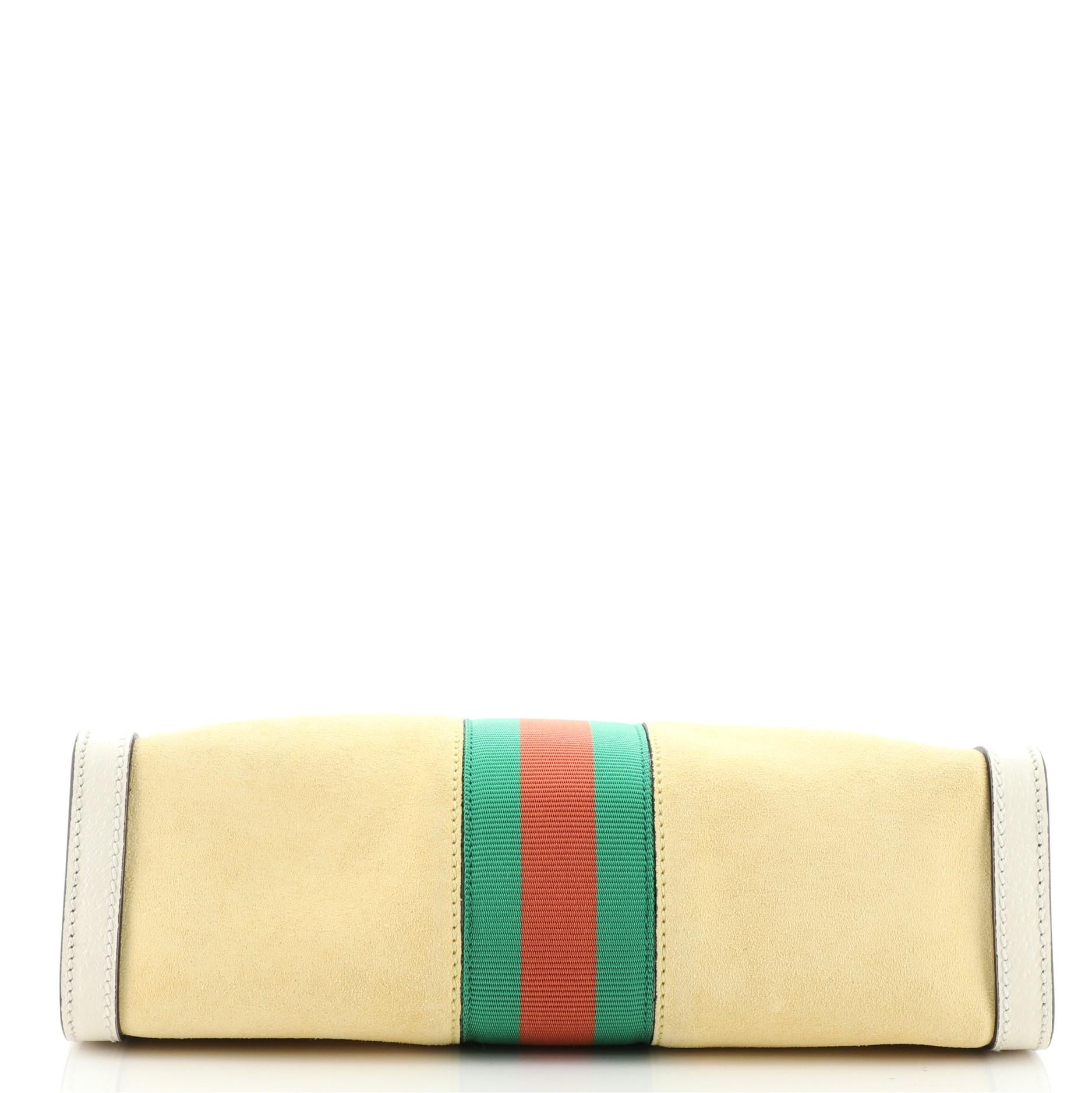 Gucci Ophidia Kette Umhängetasche aus Wildleder klein im Zustand „Gut“ in NY, NY