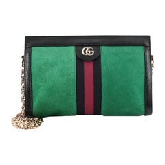 Gucci  Ophidia Chain Shoulder Bag Suede Small