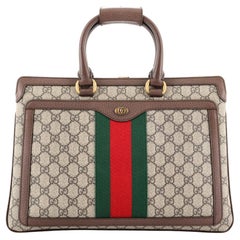 Gucci Ophidia Umwandelbarer Rucksack Aktentasche GG aus beschichtetem Segeltuch