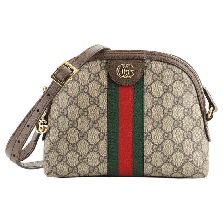 Gucci Ophidia Dome Shoulder Bag GG Coated Canvas Small at 1stDibs ...