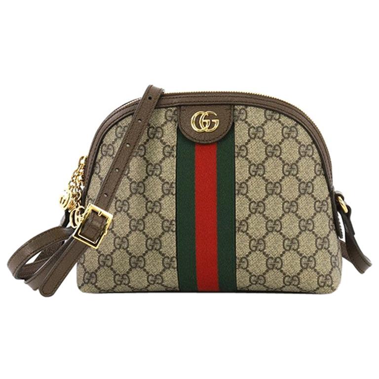 Gucci Ophidia Dome Shoulder Bag GG Coated Canvas Small at 1stDibs