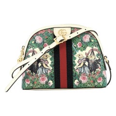 Gucci Ophidia Dome Shoulder Bag Printed GG Coated Canvas Small 