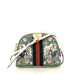 Gucci Ophidia Dome Shoulder Bag Printed GG Coated Canvas Small 