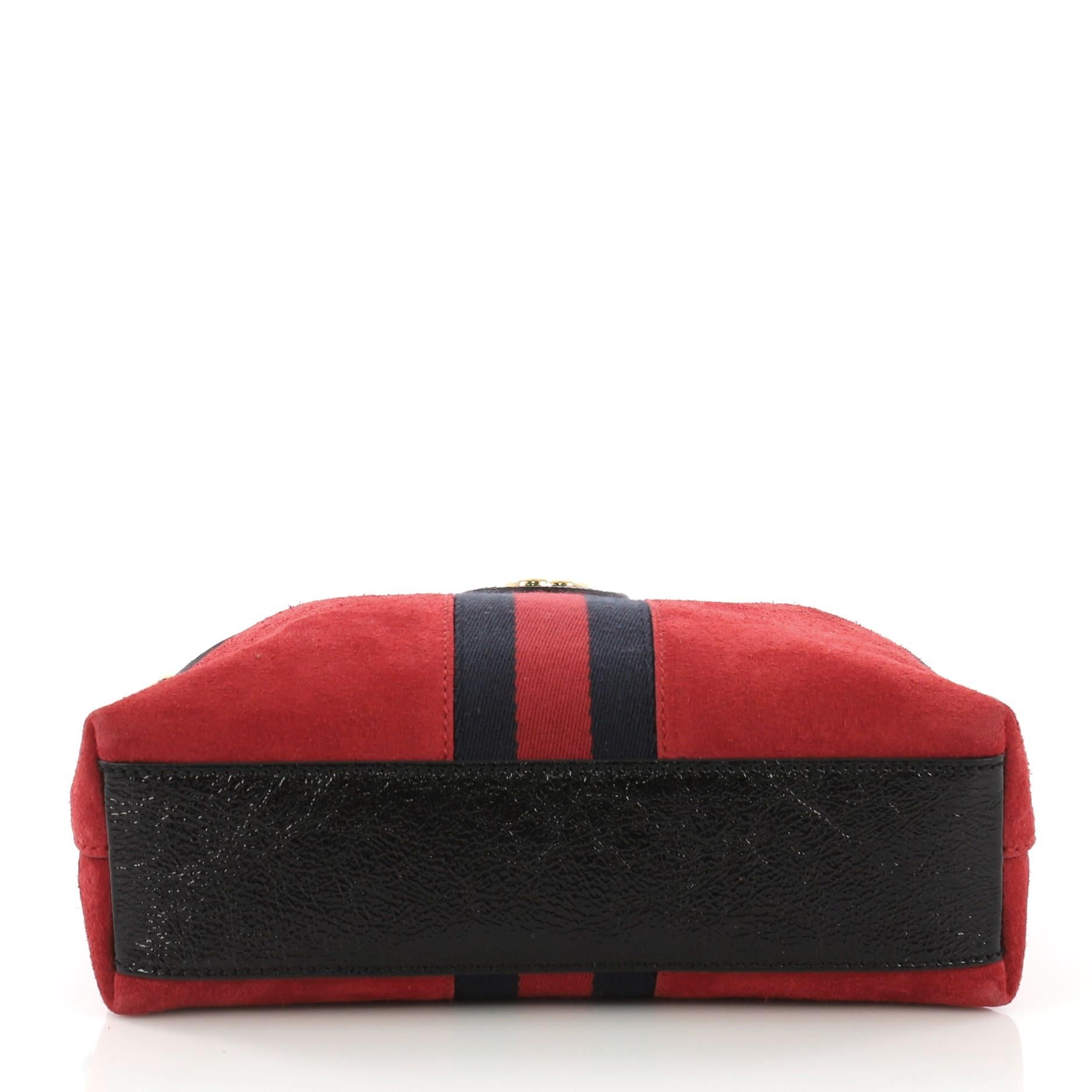 Women's Gucci Ophidia Dome Shoulder Bag Suede Small