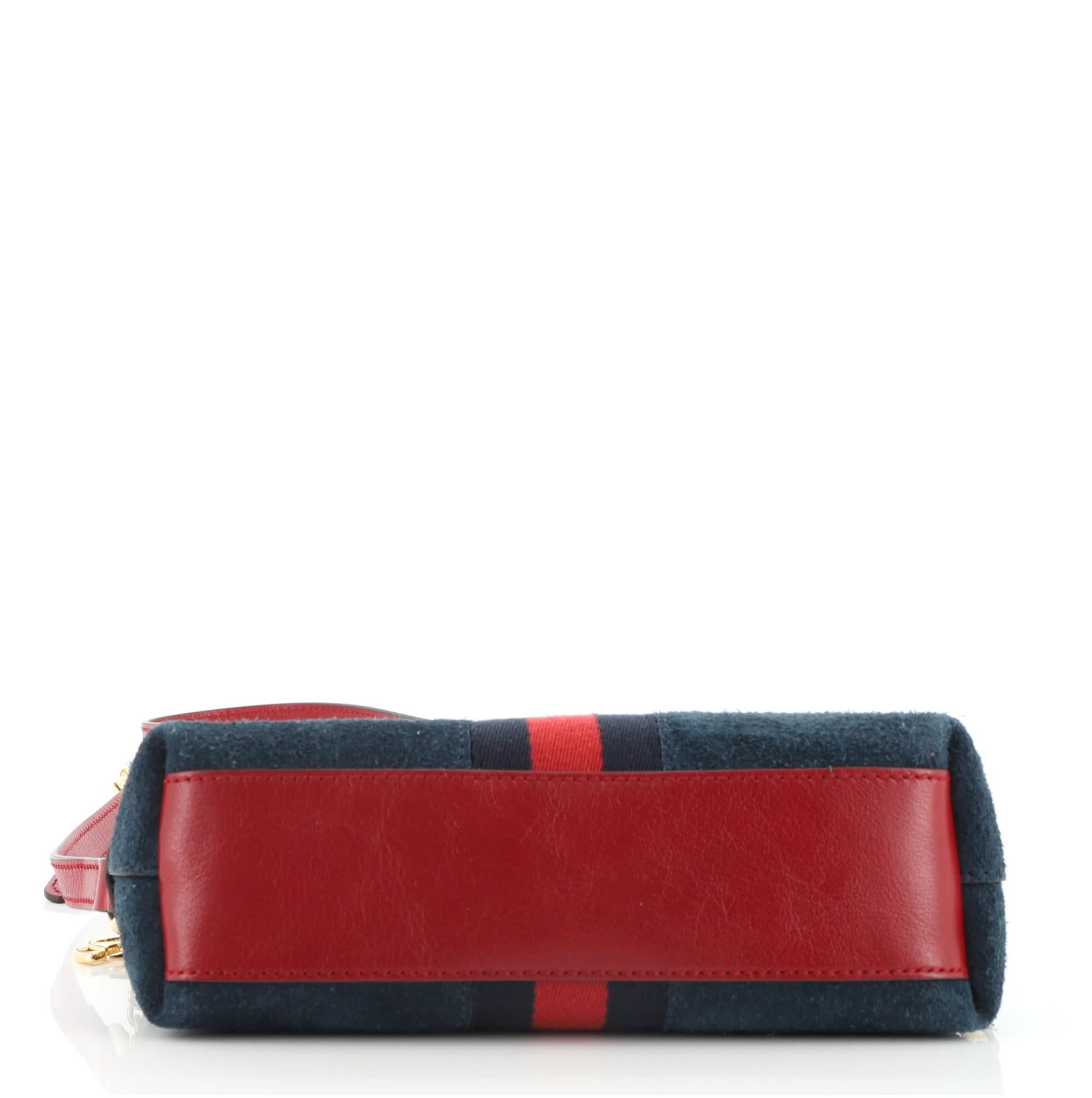 da uomo o donna Gucci Ophidia Dome Borsa a tracolla in pelle scamosciata piccola