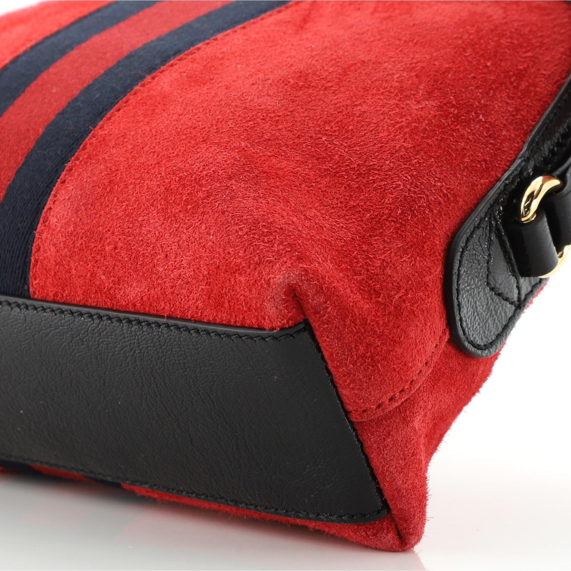 Gucci Ophidia Dome Umhängetasche aus Wildleder 1