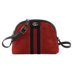 Gucci Ophidia Dome Shoulder Bag Suede Small